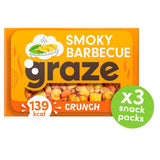 Graze Crunch smoky barbecue snack 3-pack, imported from the UK