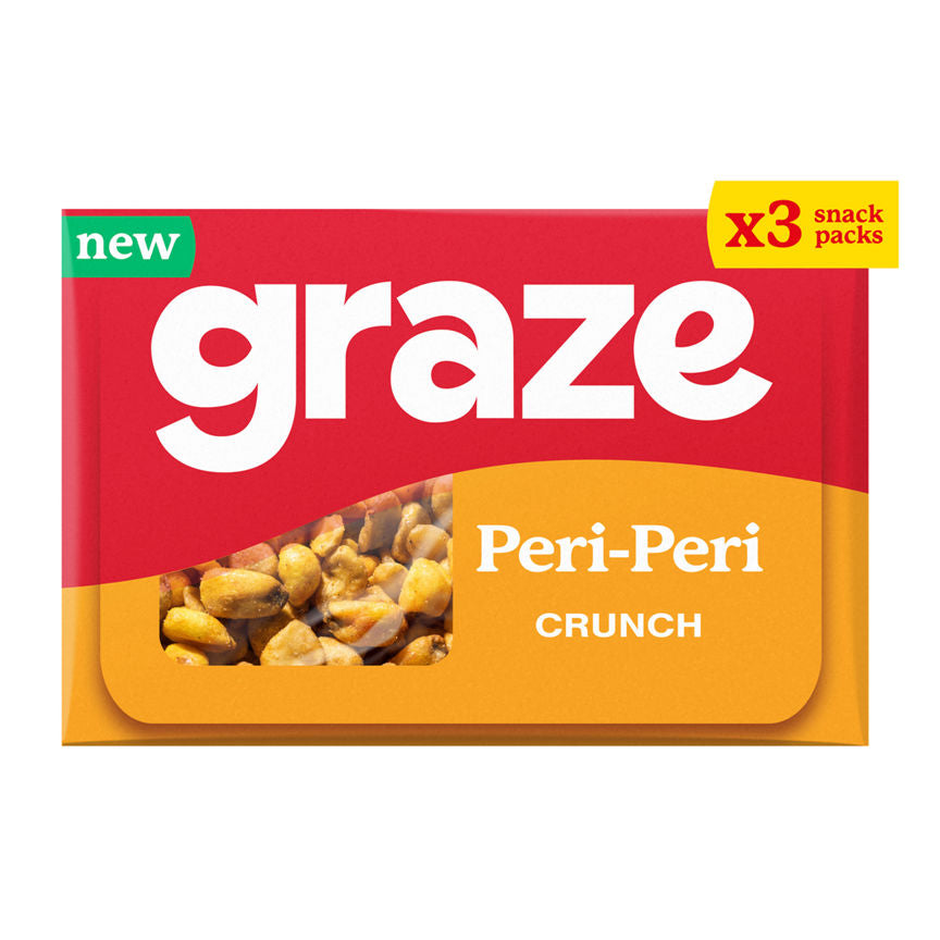 Graze Peri-Peri Crunch Snack Packs GOODS ASDA   