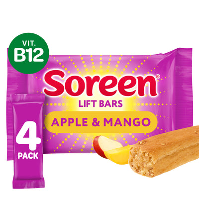 ASDA Soreen Lift Bars Apple & Mango 4 x 42g- Buy online at McGrocer