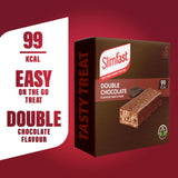 SlimFast double chocolate flavour snack bars 6 bars 25g (British brand)