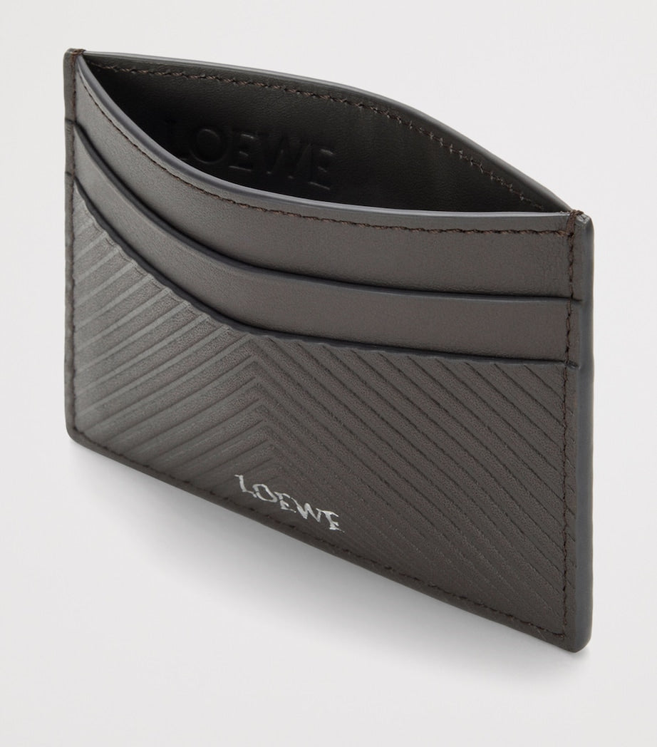 LOEWE leather chevron card holder - British product