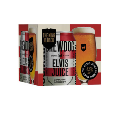 BrewDog Elvis Juice Grapefruit Infused IPA 4 x 330ml