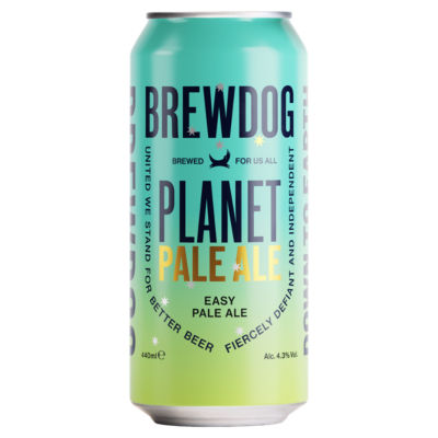 BrewDog Planet Pale Ale 440ml can, UK version