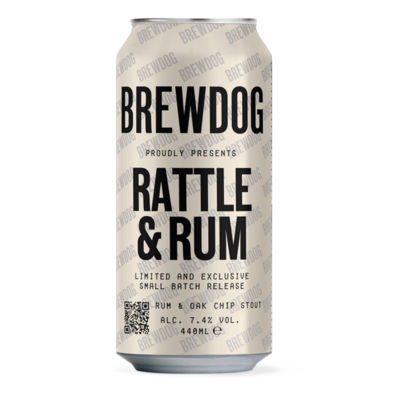 BrewDog Rattle & Rum stout 440ml, UK version