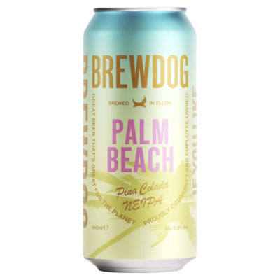 ASDA BrewDog Palm Beach Pina Colada Neipa Beer 440ml- Buy online at McGrocer