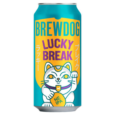 BrewDog Lucky Break NE IPA Beer 440ml
