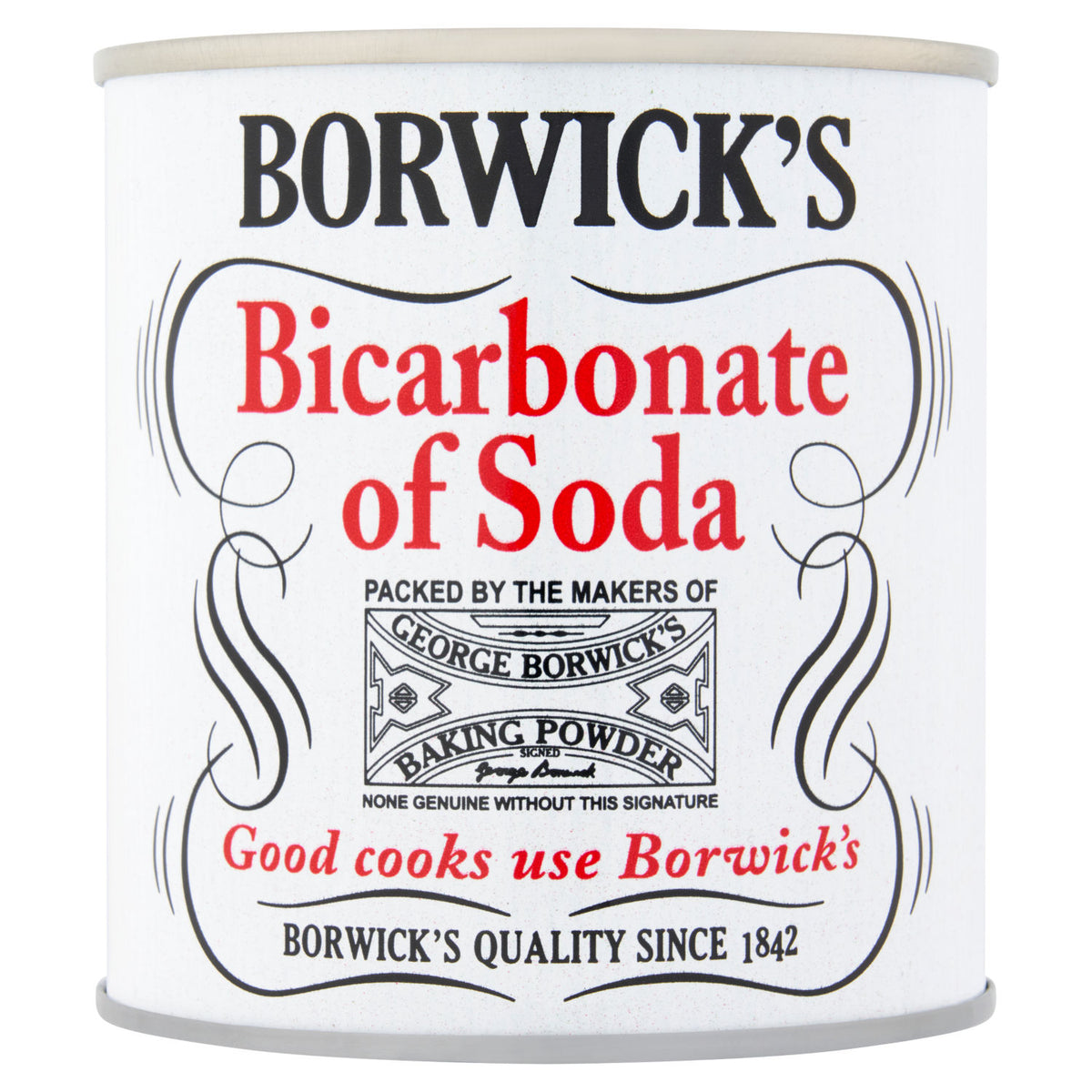 Borwick's bicarbonate of soda 200g, UK version