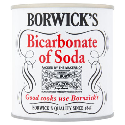 Borwick's bicarbonate of soda 200g, UK version