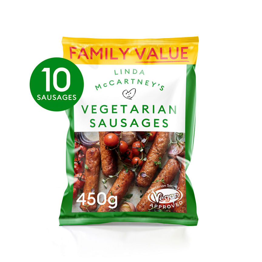 Linda McCartney's 10 Vegetarian Sausages GOODS ASDA   