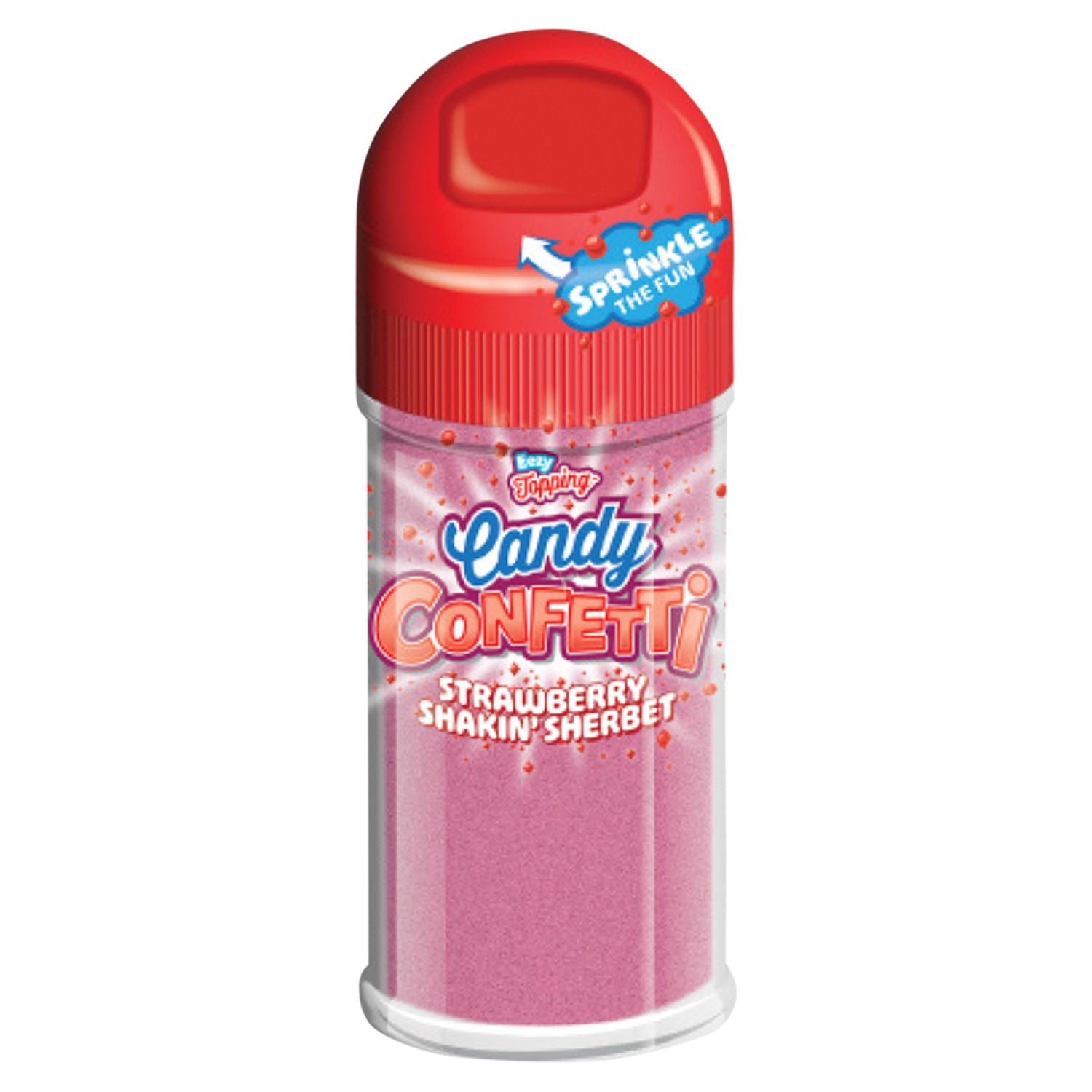 EEZY strawberry sherbet topping candy confetti 50g, imported from the UK