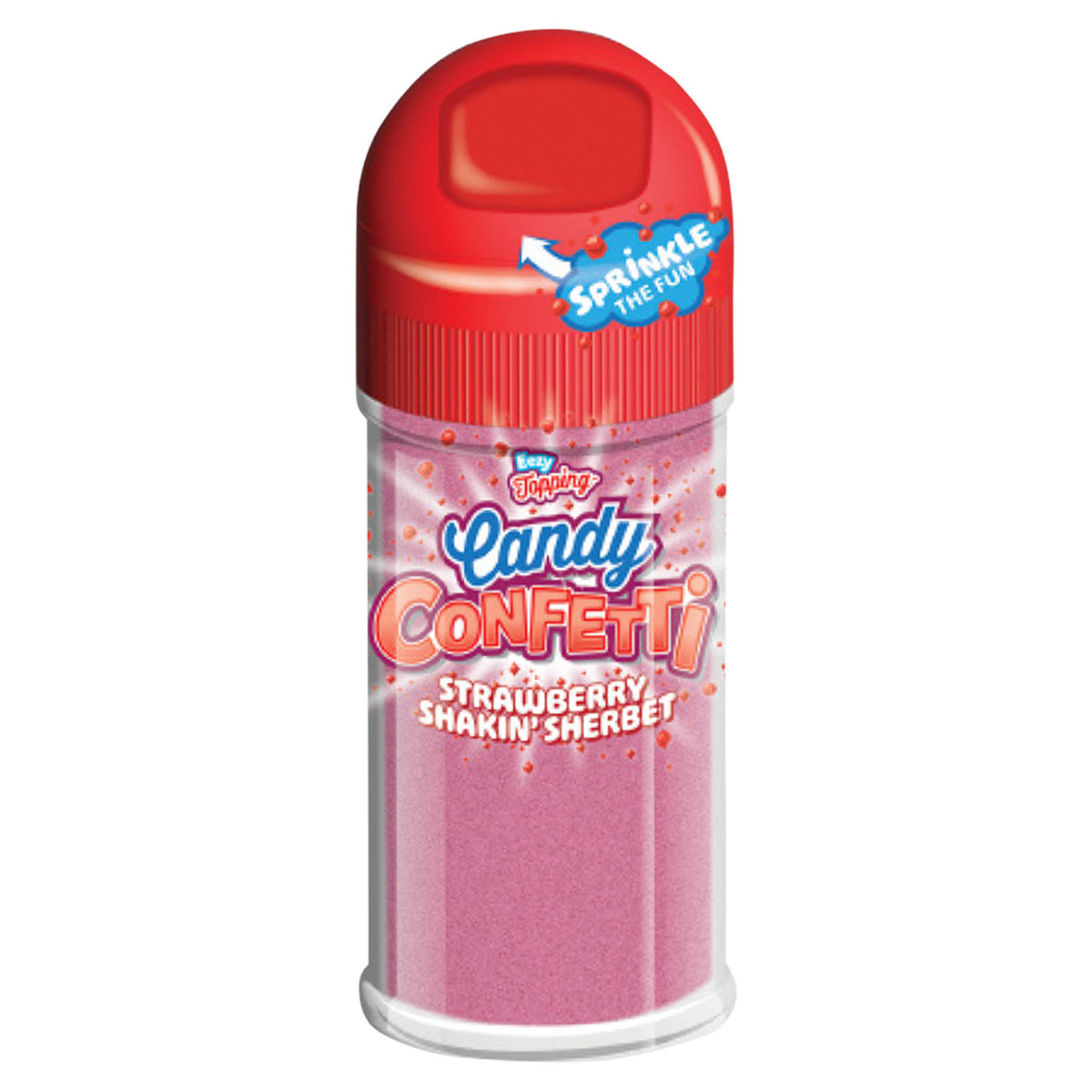EEZY strawberry sherbet topping candy confetti 50g, imported from the UK