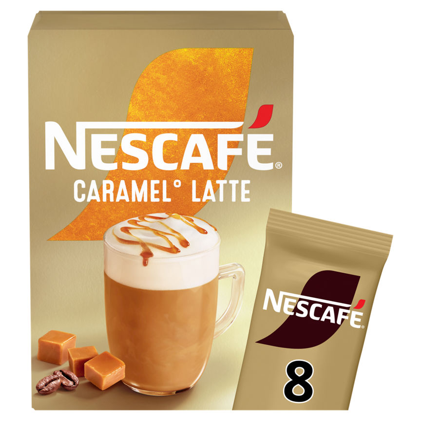 Nescafe Gold Caramel Latte Coffee Sachets