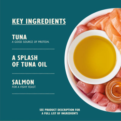 Lily's Kitchen tuna salmon fillets cat food 70g, imported from the UK