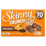 Skinny Crunch Light Orange bars 5 x 20g - British product