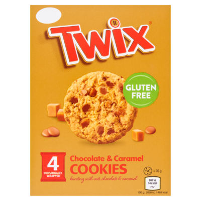 Twix chocolate & caramel cookies 120g (British brand)