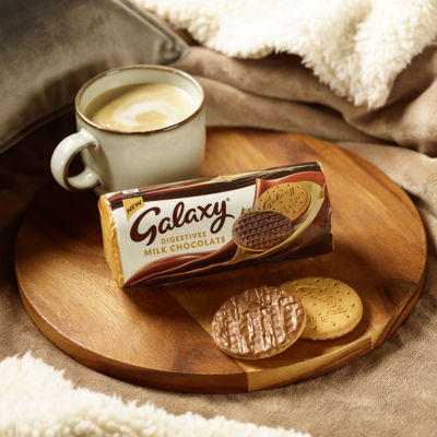 Galaxy milk chocolate digestive biscuits 300g (British brand)