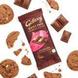 Galaxy dairy free vegan crumbled cookie chocolate bar 100g, UK version