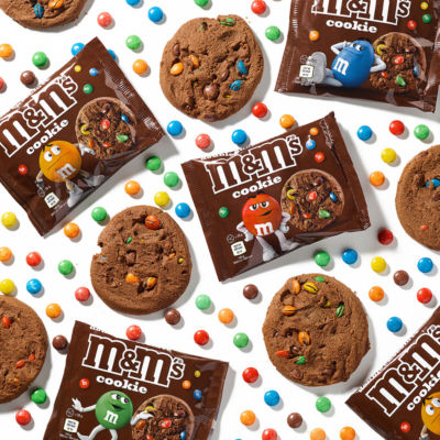 M&M's double chocolate cookie 50g - British product