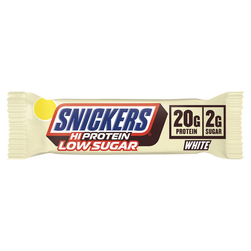 Snickers White Chocolate Low Sugar Protein Bar 57g GOODS ASDA   