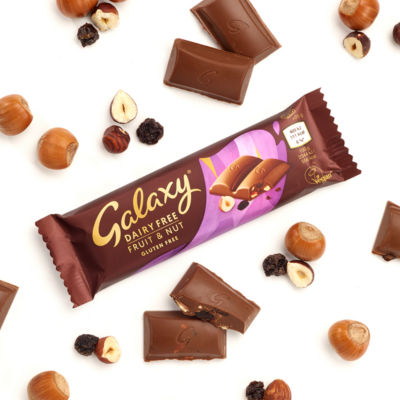 Galaxy vegan fruit nut chocolate bar 40g - British product
