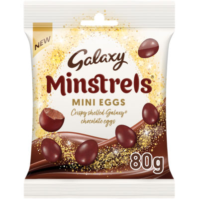 Galaxy milk chocolate mini eggs 80g, UK version