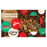 M&M's chocolate traybake with candy toppings, UK version