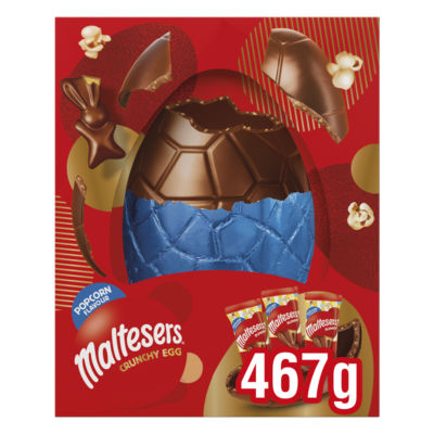 Maltesers giant chocolate popcorn Easter egg 476g, UK version