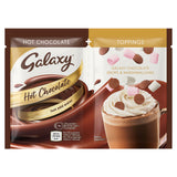 Galaxy hot chocolate with chocolate drops and marshmallows 37g (British brand)