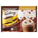 Galaxy caramel hot chocolate with chocolate drops and marshmallows 37g - British product