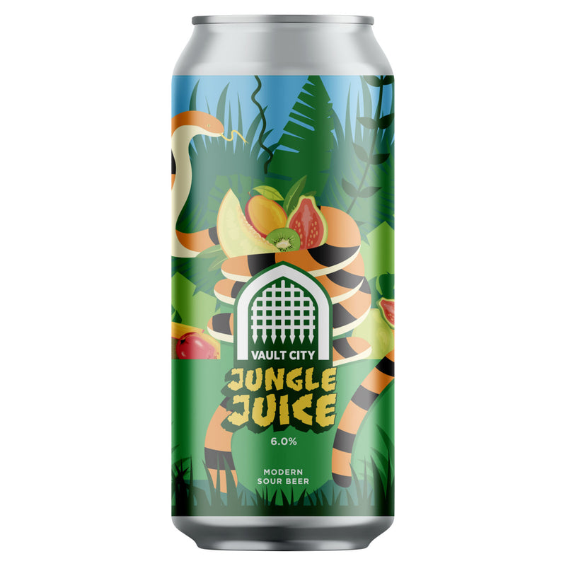 Vault City Jungle Juice sour beer 440ml, imported from the UK