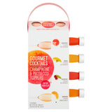 Gourmet Cocktail champagne prosecco toppers set, UK version