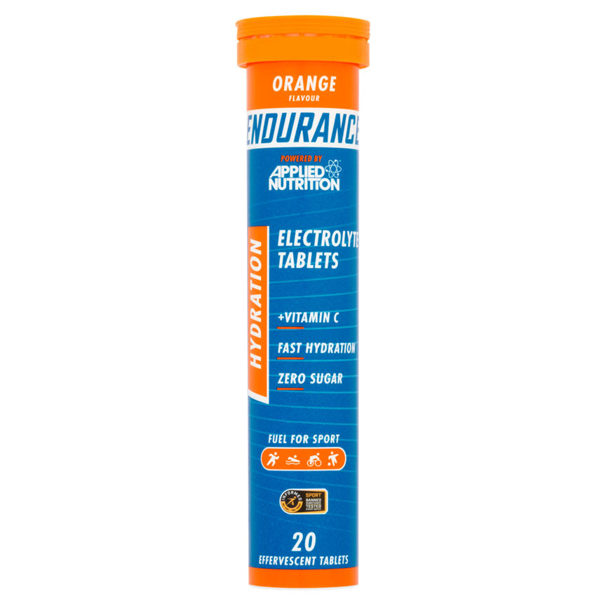 Applied Nutrition Endurance Orange Flavour Electrolyte Effervescent Tablets 20 x 4g