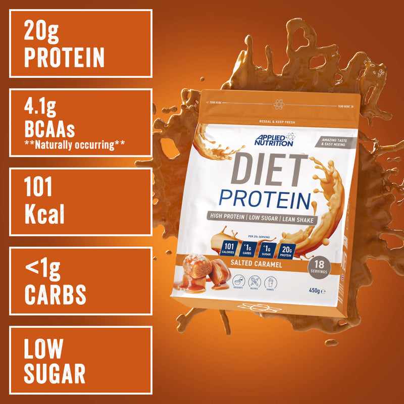 Applied Nutrition Salted Caramel Diet Protein Powder 450g - British product