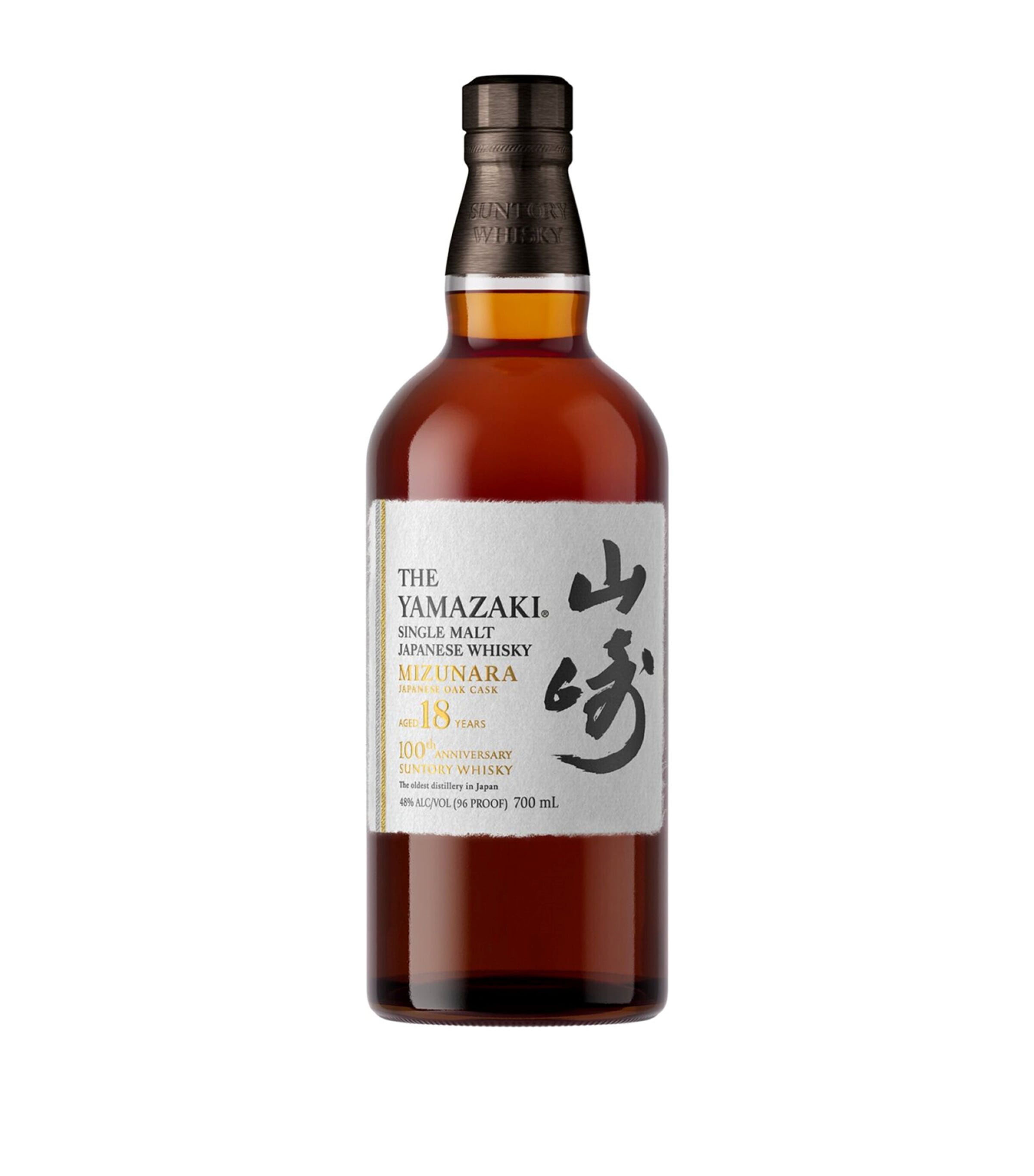 Suntory The Yamazaki Mizunara Centenary 18-Year-Old Single Malt Whisky 70cl (British brand)