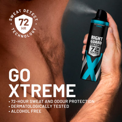 Right Guard Xtreme Cool anti-perspirant spray 250ml (British brand)
