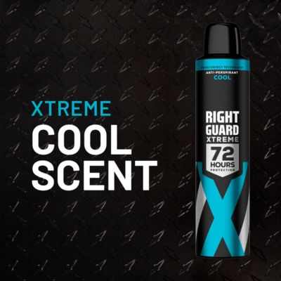 Right Guard Xtreme Cool anti-perspirant spray 250ml (British brand)