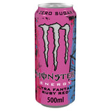 Monster energy drink Ultra Fantasy Ruby Red 500ml, imported from the UK