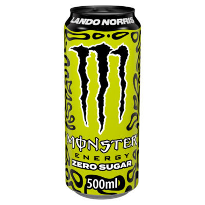 Monster energy drink Lando Norris Zero Sugar 500ml (British brand)