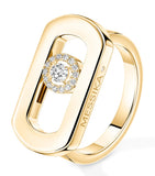 Messika So Move yellow gold diamond ring 0.10ct - British product