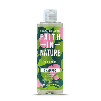 Superdrug Faith In Nature Wild Rose Shampoo 400ml- Buy online at McGrocer