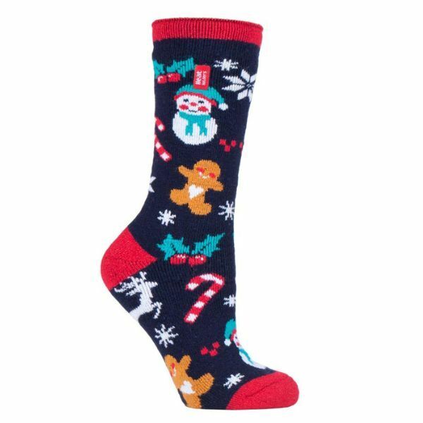 Heat Holders Lite Ladies Thermal Christmas Socks 4-7 UK GOODS Superdrug Festive Fun  