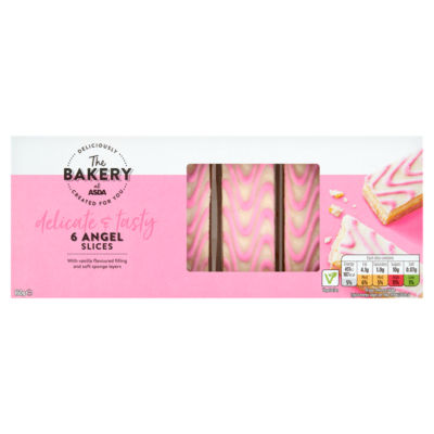 ASDA 6 Angel Slices Cake Slices 160g
