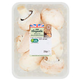ASDA organic white mushrooms 250g - British product