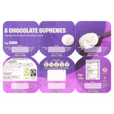 ASDA chocolate supremes dessert cups 6 x 85g - British product