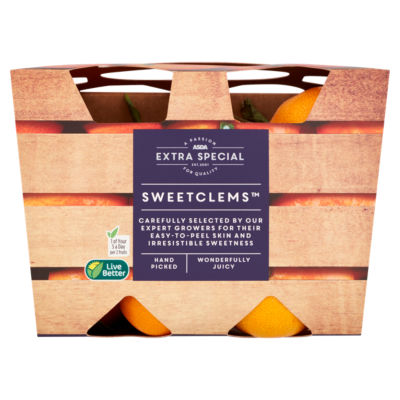 ASDA Extra Special Sweetclems Klementiner Fersk frukt 1 kg