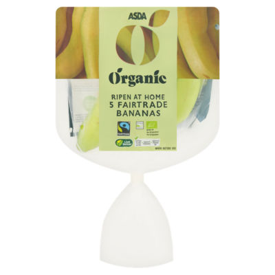 ASDA Bio-Fairtrade-Bananen, frische Frucht