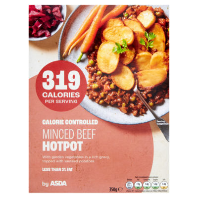 ASDA ASDA طبق لحم مفروم قليل السعرات الحرارية من ASDA 350 جم - اشترِ عبر الإنترنت من McGrocer