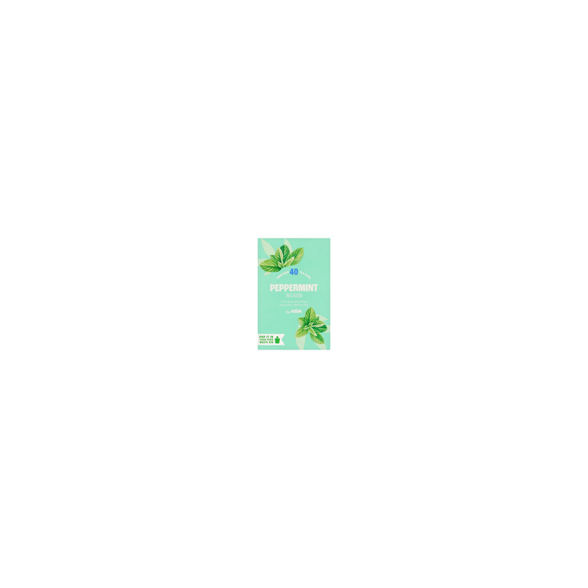 ASDA peppermint tea bags 40 bags - British product