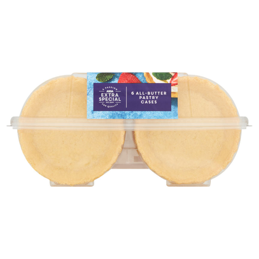 ASDA Extra Special 6 All-Butter Pastry Cases GOODS ASDA   