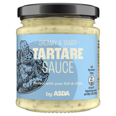 ASDA ASDA Tartare Sauce with Gherkins and Capers Fish Sauce 160g- Buy online at McGrocer
